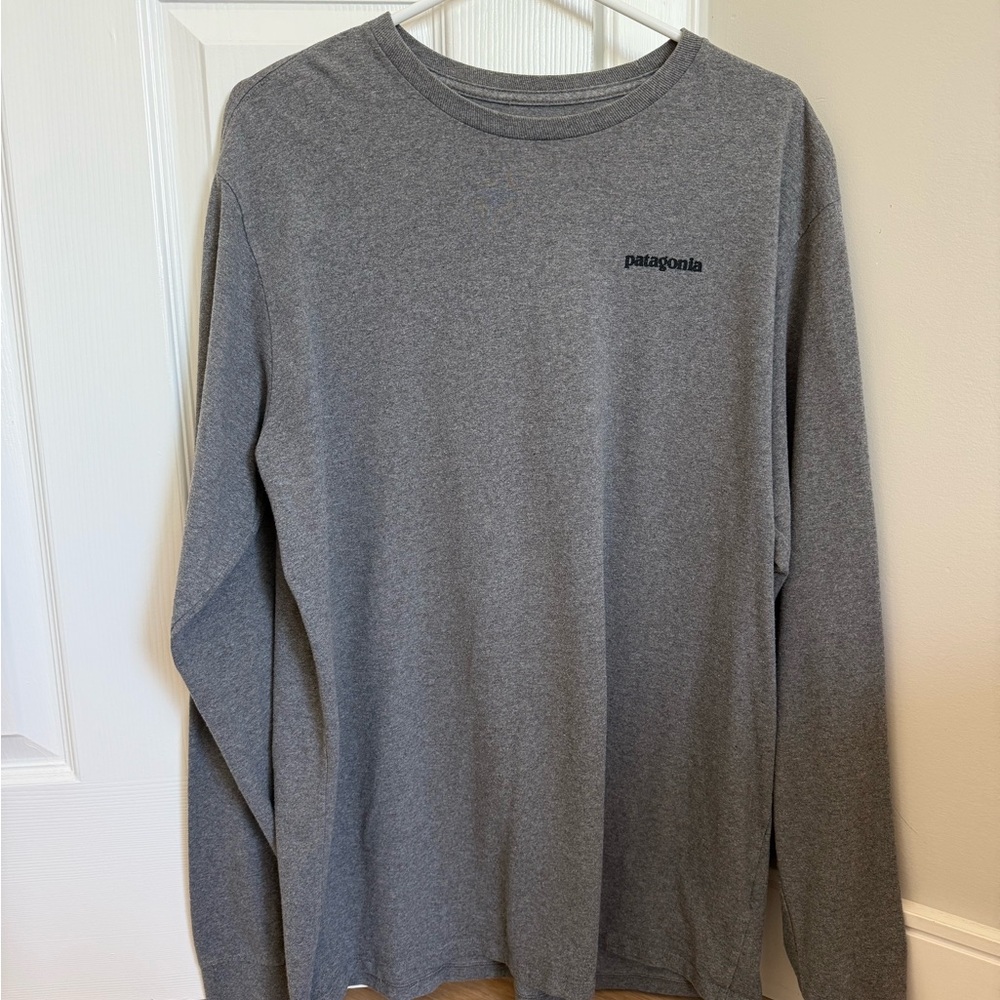 Patagonia Men's Charcoal Long Sleeve Tee